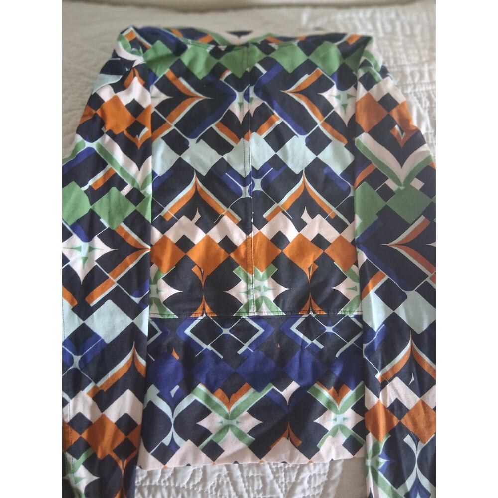 NWT Daily Practice by Anthropologie geometric printed zip-up top Size M - Picture 9 of 9